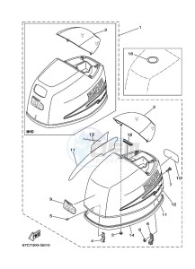 F40BEDL drawing TOP-COWLING