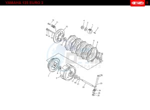 TANGO-125-YELLOW drawing CLUTCH