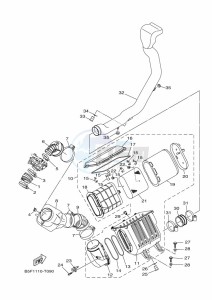 YXM700E YX70MPM (BHF1) drawing INTAKE