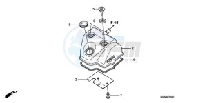 CRF450RA Australia - (U) drawing CYLINDER HEAD COVER