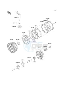 BN 125 A [ELIMINATOR 125] (A6F-A9F) A6F drawing CLUTCH