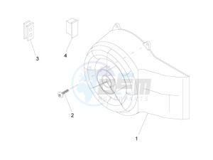 SPRINT 50 2T NOABS E2 (EMEA) drawing Flywheel magneto cover - Oil filter