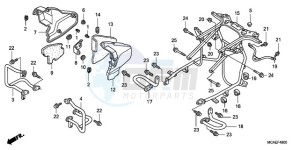 GL1800A Korea - (KO) drawing ENGINE GUARD