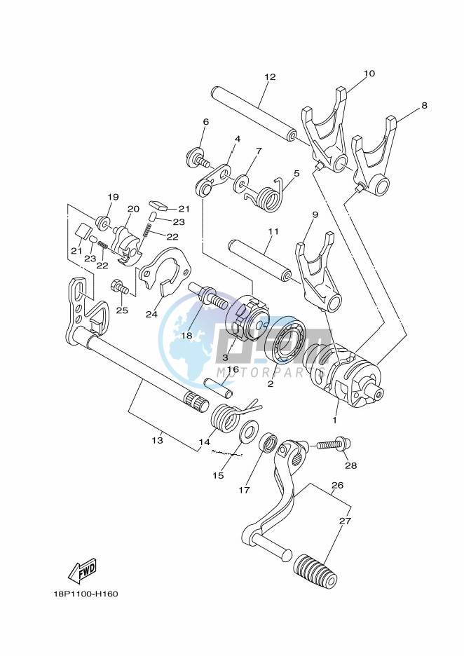 SHIFT CAM & FORK