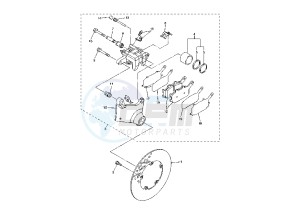 FZ1-S FAZER 1000 drawing REAR BRAKE CALIPER