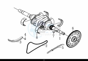 MAXSYM TL 500 (TL47W1-EU) (L9) drawing CRANK SHAFT