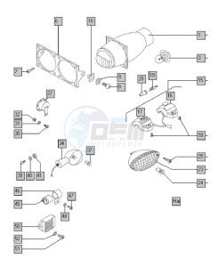 FANTIC 50 drawing Elektrical system