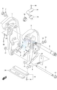 DF 350A drawing Clamp Bracket