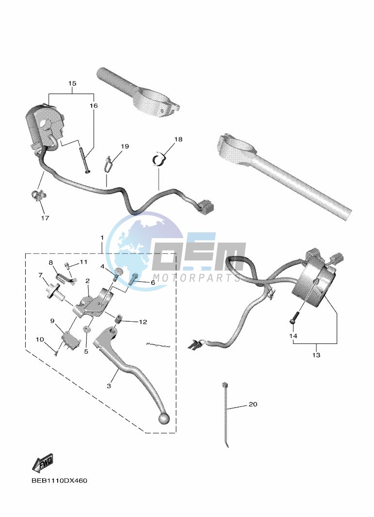 HANDLE SWITCH & LEVER