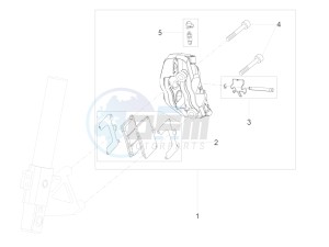 RS 125 4T E4 ABS (EMEA) drawing Front brake caliper