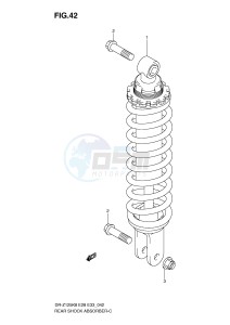 DR-Z125 (E28-E33) drawing REAR SHOCK ABSORBER