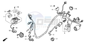 SK50M drawing WIRE HARNESS/ IGNITION COIL