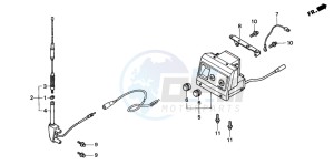 GL1500A GOLDWING ASPENCADE drawing CB TRANSCEIVER