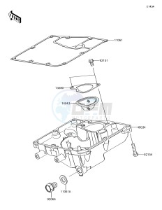 VULCAN S ABS EN650DHF XX (EU ME A(FRICA) drawing Oil Pan