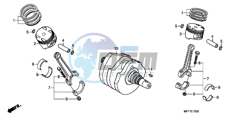 CRANKSHAFT/PISTON