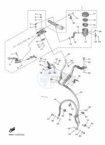 YZF690 YZF-R7 (BEBA) drawing FRONT MASTER CYLINDER