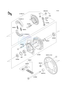 KX 60 B [X60] (B6-B9) drawing REAR HUB