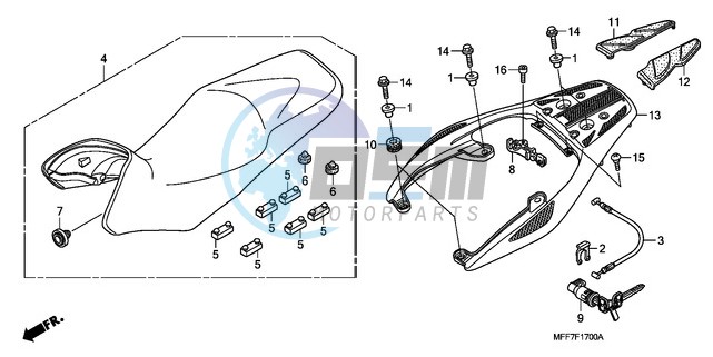 SEAT/REAR CARRIER