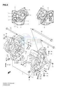 DL650 (E3) V-Strom drawing CRANKCASE