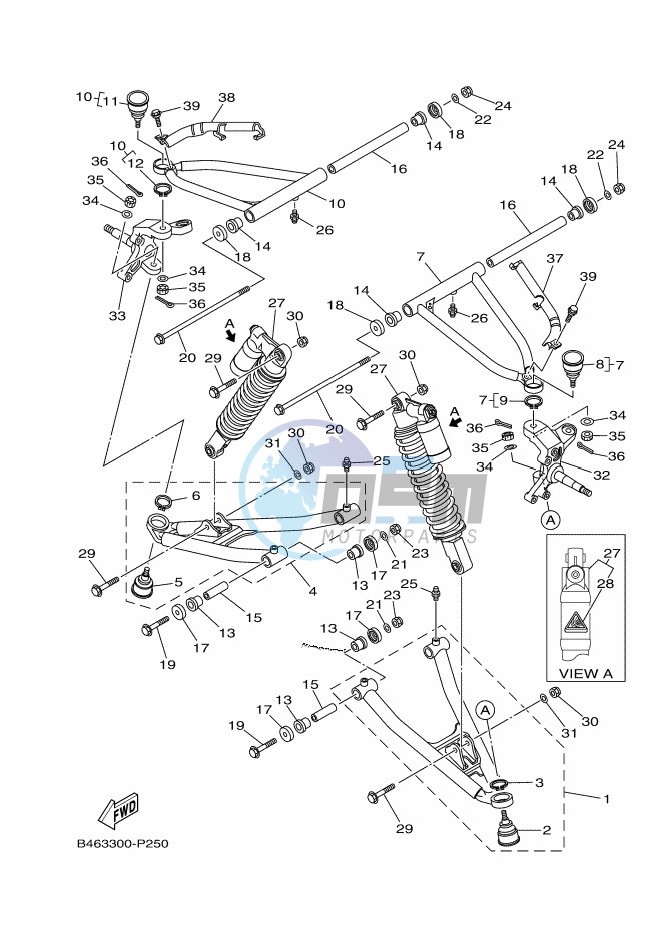 FRONT SUSPENSION & WHEEL