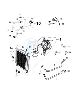 SAT 2 125 drawing COOLING SYSTEM