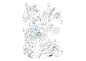 YZF R6 600 drawing COWLING 2 MY04