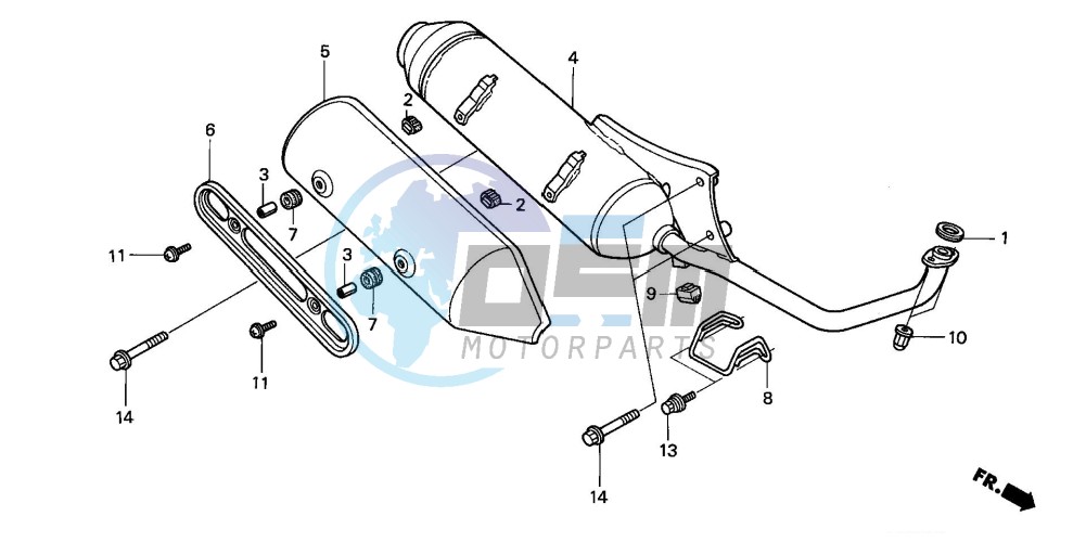 EXHAUST MUFFLER