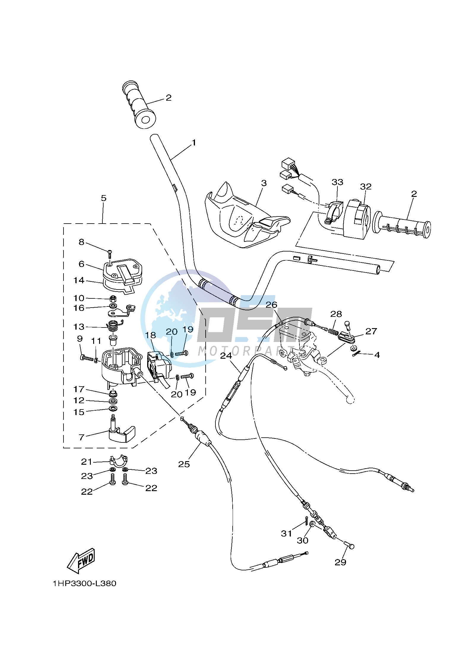 STEERING HANDLE & CABLE