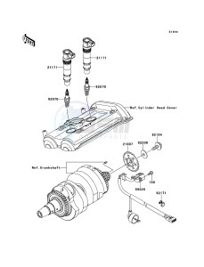 VERSYS_ABS KLE650DDF XX (EU ME A(FRICA) drawing Ignition System