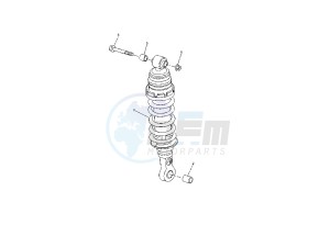 FZ1-S FAZER 1000 drawing REAR SUSPENSION