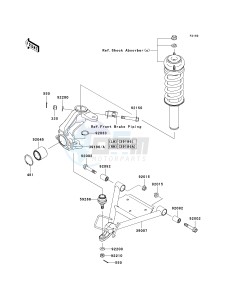 KAF400 C [MULE 610 4X4 HARDWOODS GREEN HD] (C1) C1 drawing SUSPENSION