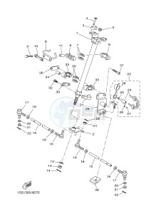 YFM350 YFM350FWA GRIZZLY 350 4WD (1SG1) drawing STEERING