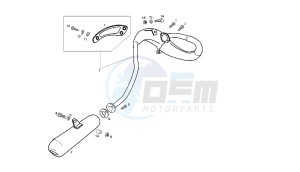 SENDA HYP DRD EVO LIMITED EDITION - 50 CC EU2 drawing EXHAUST