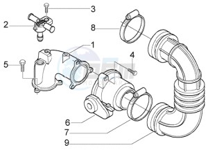 Nexus 500 drawing Union Pipe-Throttle Body-Injector