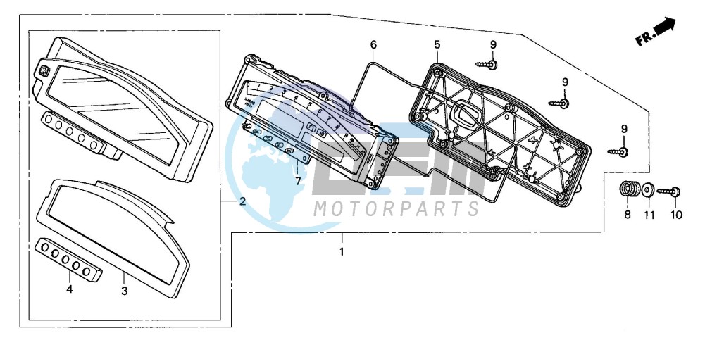 METER (VTR1000SP4/5/6)