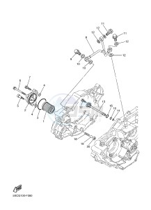 YZ250F (17D9 17DA 17DB 17DC) drawing OIL CLEANER