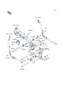 VN 2000 G [VULCAN 2000] (8F-9F) G8F drawing ENGINE MOUNT