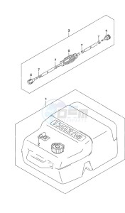 DF 9.9B drawing Fuel Tank