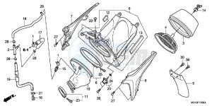 CRF450RB drawing AIR CLEANER