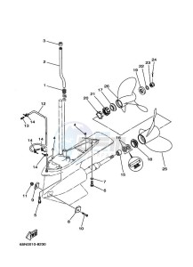 D150H drawing PROPELLER-HOUSING-AND-TRANSMISSION-3