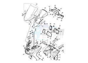 YP MAJESTY 400 drawing METER