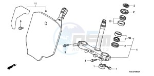 CRF150RC drawing STEERING STEM