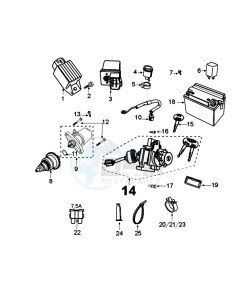 KISBEE 4T OY D drawing ELECTRIC EQUIPMENT