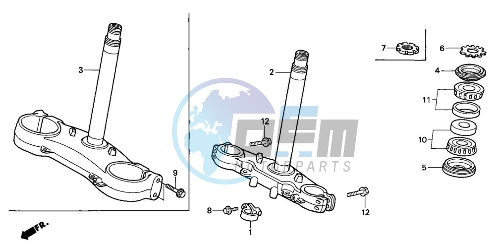 STEERING STEM (CR125RL/RM/RN/RP/RR)