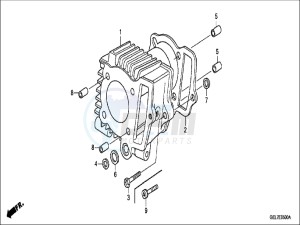 CRF50FH Europe Direct - (ED) drawing CYLINDER