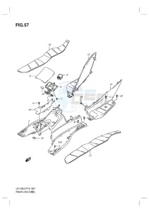 UH125 BURGMAN EU drawing REAR LEG SHIELD