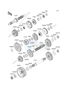 VN 2000 J [VULCAN 2000 CLASSIC LT] (8F-9F) J8F drawing TRANSMISSION