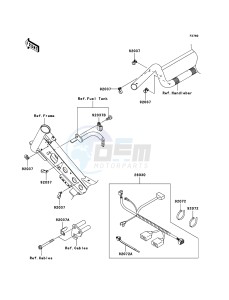 KLX110 KLX110A9F EU drawing Chassis Electrical Equipment