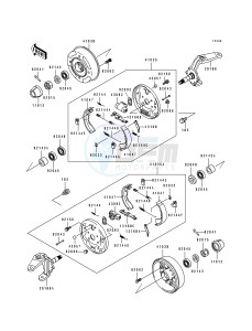 KAF 300 A [MULE 500] (A1) [MULE 500] drawing FRONT HUB