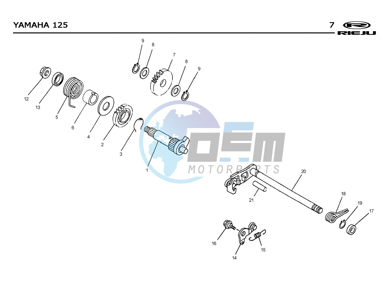 T07  GEAR SHAFT